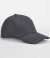 BB803 B803 Beechfield EarthAware® Organic Cotton Stretch-Fit Cap Graphite Grey colour image
